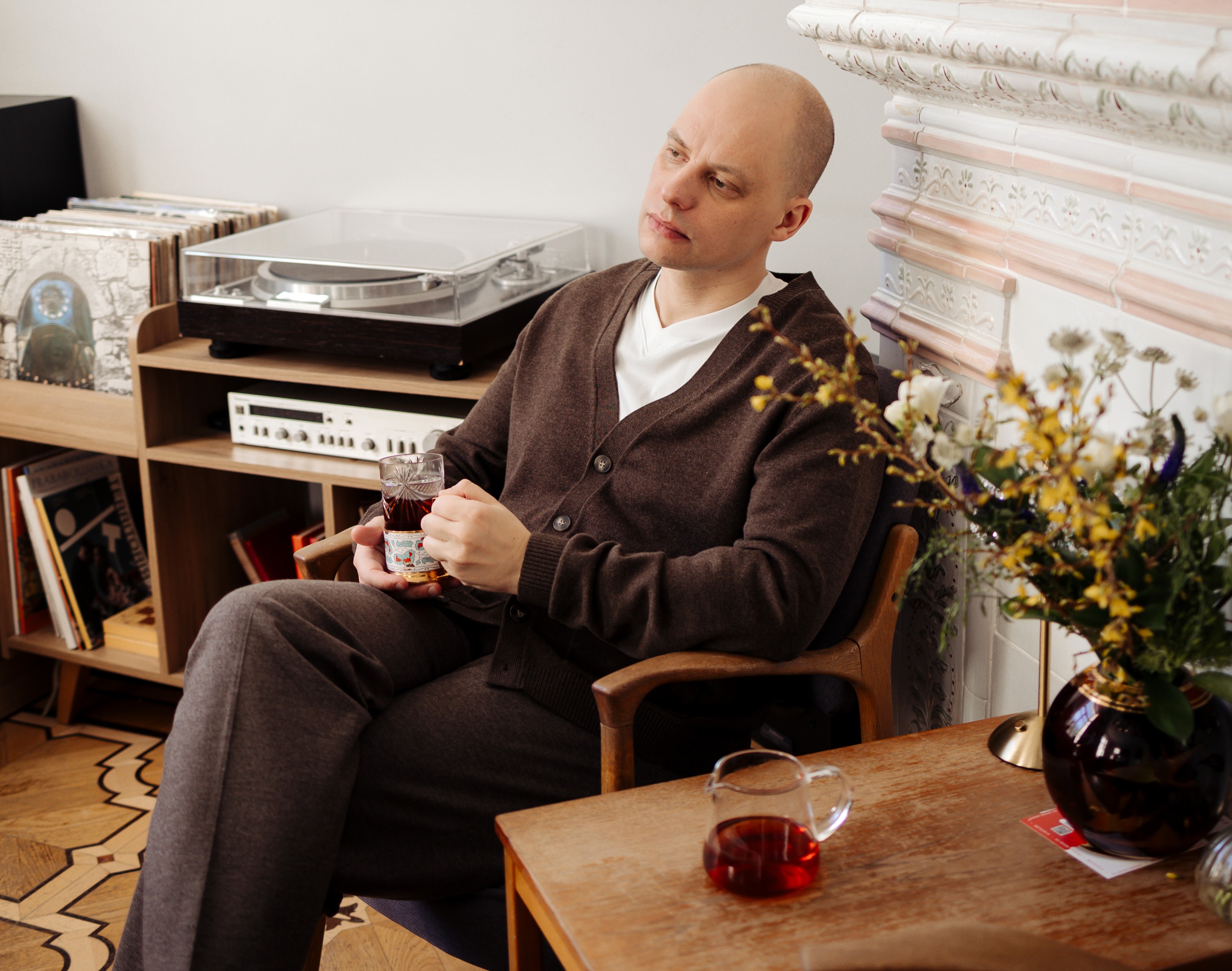 Андрей Колбасинов, основатель чайной Нитка