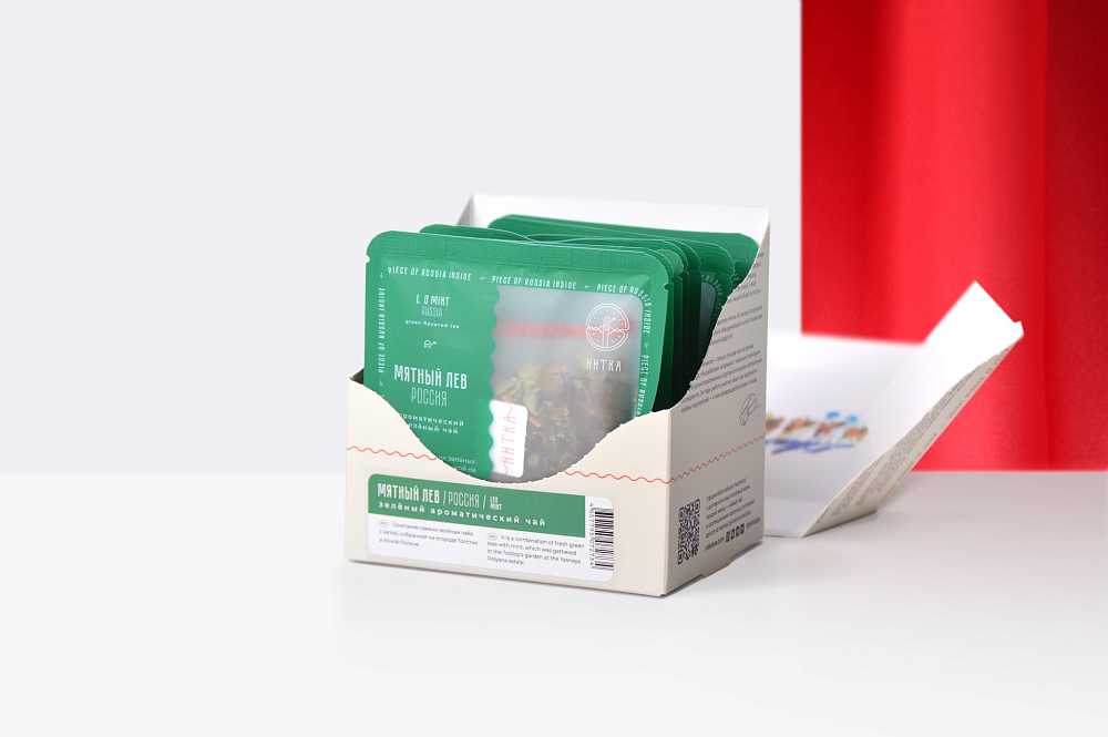 Чай в пакетиках «Мятный лев»