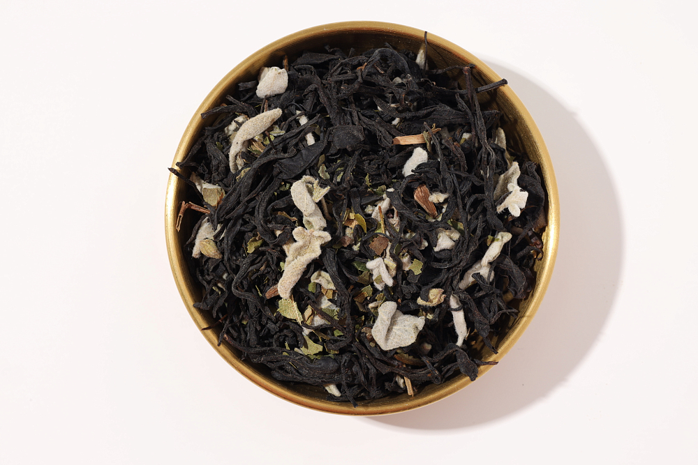 Чёрный с шалфеем