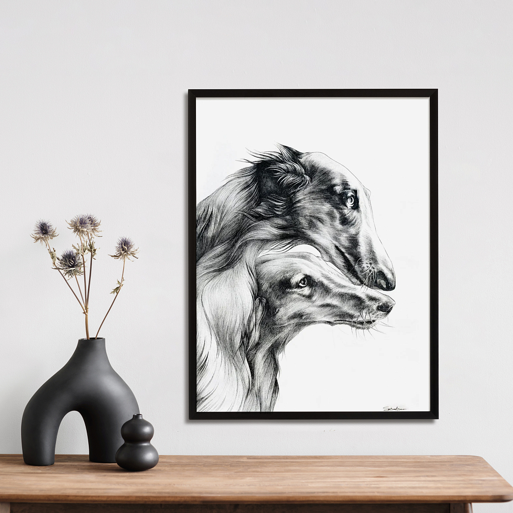 Плакат «Влюблённые» А2